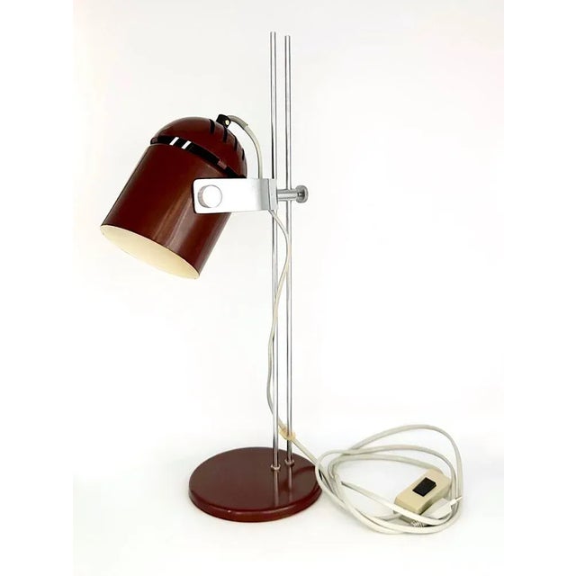 Mid-Century Table Lamp attributed to Stanislav Indra for Combi Lux, 1970s For Sale - Image 10 of 10