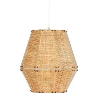 Facet "Pear" Hanging Lamp From Hip Haven Contemporary Mid Century Modern Style For Sale