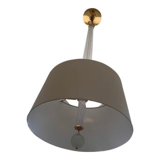 Thomas Pheasant for Baker Furniture Solaire Chandelier - Original Baker Documentation Available. For Sale