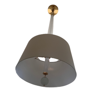 Thomas Pheasant for Baker Furniture Solaire Chandelier - Original Baker Documentation Available.
