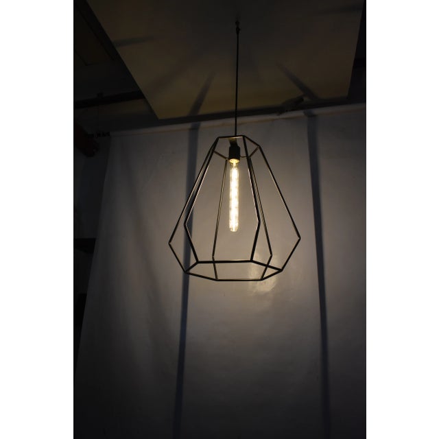 Contemporary Steel Tear Drop Pendant For Sale - Image 3 of 7