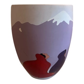 r.c. Gorman Limited Edition Ceramic Vase, No. 14/150 For Sale