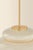 Mitzi Pia 16 in. 1 Light Pendant in Aged Brass and Ceramic Butter Crackle Finish For Sale - Image 12 of 14