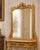 1950 French Louis XVI Gold Console Mirror Set - 2 Pc For Sale - Image 6 of 11