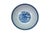 Chinese porcelain dishes feature a traditional blue and white design with a "rice grain" or "rice eye" translucent...