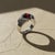 Square-Cut Garnet Architectural Silver Cocktail Ring, Size 7.5 For Sale - Image 4 of 5