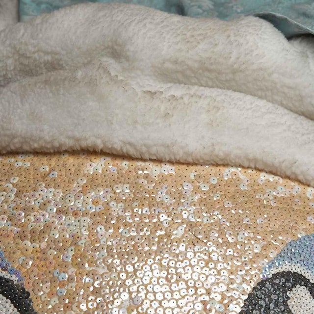 Plastic Large Polystyrene and Sequin Bear For Sale - Image 7 of 8