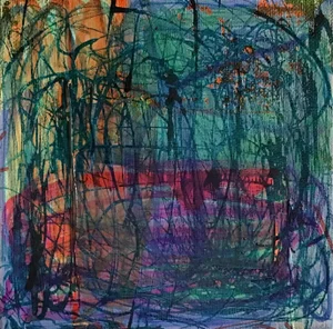 “AS011523” Original Abstract Study on Stretched Canvas by Stephen Stilgenbauer