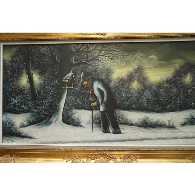 Textile R. Tuey, Untitled, 1880, Oil on Canvas, Framed For Sale - Image 7 of 18