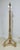 Nancy Corzine Silver Leaf Carved Wood Floor Lamp, Adjustable Height For Sale In West Palm - Image 6 of 11