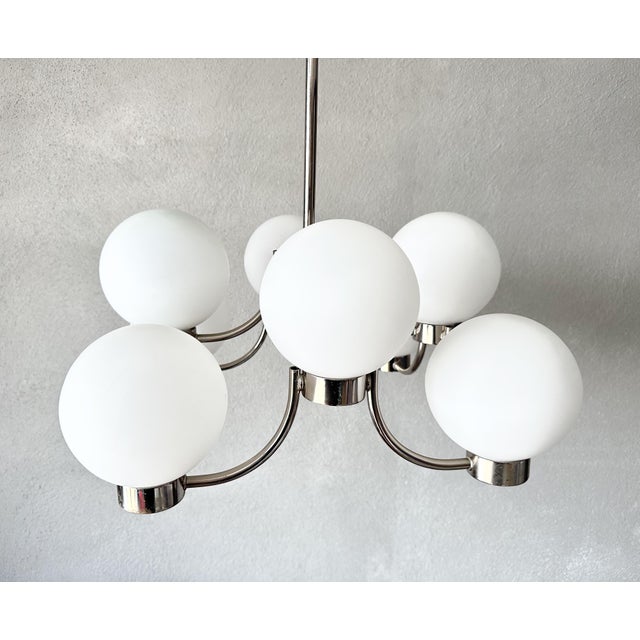 Vintage Sputnik Chandelier, 1970s For Sale - Image 10 of 15