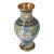 Vintage 1960s Floral Cloisonne Vase For Sale