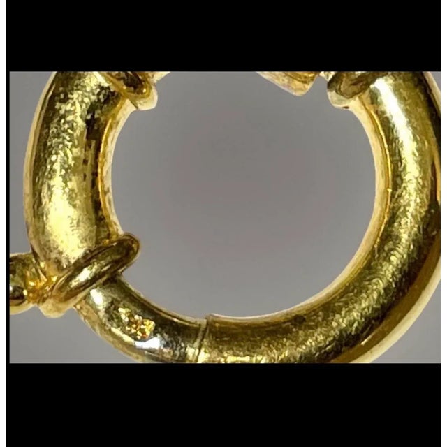 Gemstone Necklace Rose Quarts & Labradorite Substantial 45mm. Chunks With Sterling Silver Clasp For Sale - Image 4 of 4