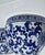These are vintage-style Oriental Furniture porcelain fishbowl planters featuring a blue and white floral design. The bowls...