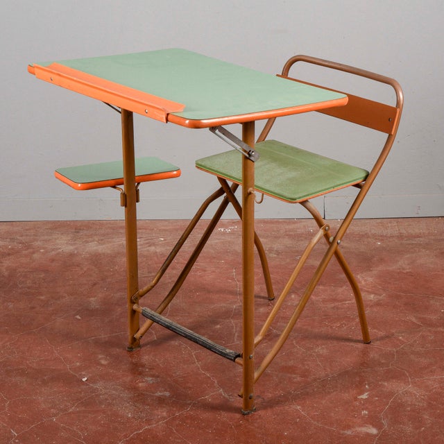 Vintage Folding School Desk For Sale - Image 15 of 18