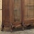 Burnt Umber 19th Century Italian Rococo Walnut Three-Door Display Bookcase ~ Armoire For Sale - Image 8 of 18