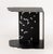 Patricia Urquiola for B&B Italia "Digitable" Side Table, 2005, matte black steel with geometric openwork design. 16.5" H x...