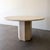 1980s Vintage 1980s Round Travertine Dining Table With Hexagonal Pedestal Base For Sale - Image 5 of 10