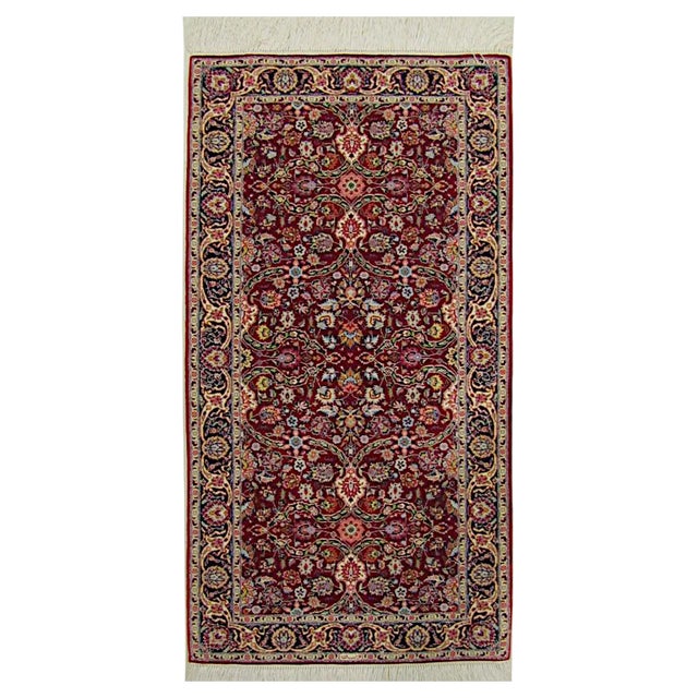 Chinese Rug in Silk, 1990s For Sale