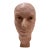 1960s Larry Mohr Painted Plaster Terrac Bust Sculpture Signed From Artist Estate For Sale