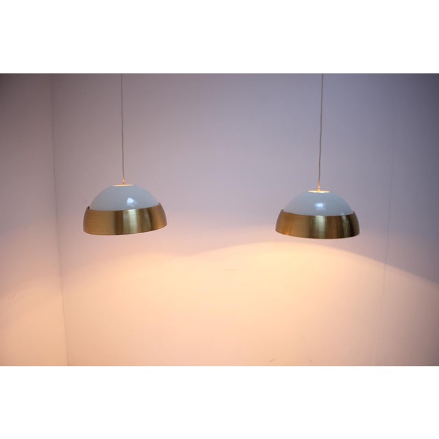 Space Age Pendants attributed to Napako, 1970s, Set of 2 For Sale - Image 17 of 18