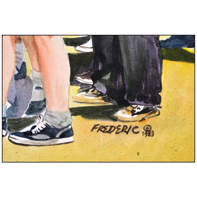 Figurative Mid 20th Century Field Trip, Joseph E. Frederic For Sale - Image 3 of 4
