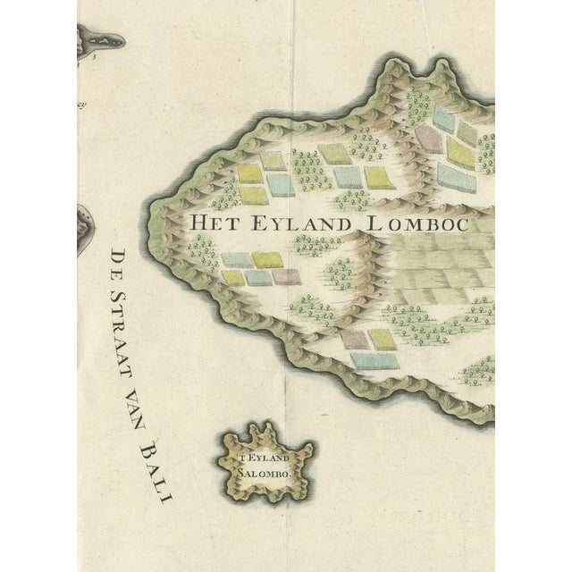Map of Bali and Lombok by Valentyns, 1726 For Sale - Image 4 of 6