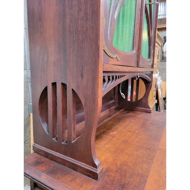 Antique Art Nouveau Cabinet or Cupboard Early 1900's For Sale - Image 13 of 18