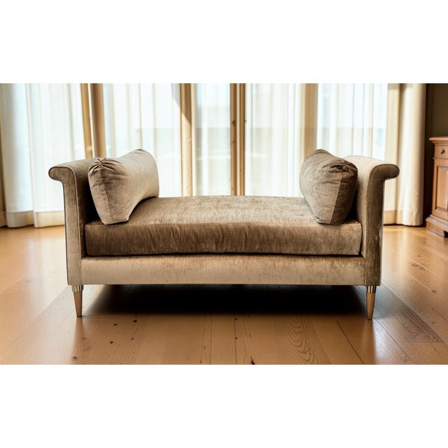 Late 20th Century Sally Sirking Lewis for J. Robert Scott Darby Daybed For Sale - Image 5 of 18