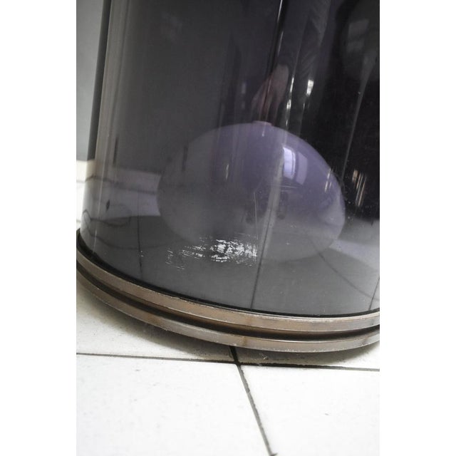 Light Columns in Brass and Acrylic Glass, Set of 2 For Sale - Image 4 of 7