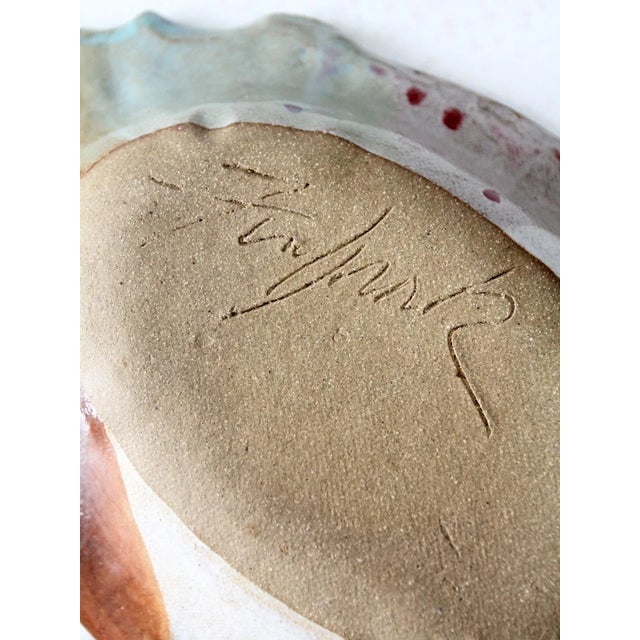 Vintage Studio Pottery Bowl For Sale - Image 11 of 13