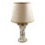 Pair of Decoupage and Painted Lamps For Sale