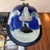 Blue 1960s Brutalist Italian Murano Glass Mask For Sale - Image 8 of 8