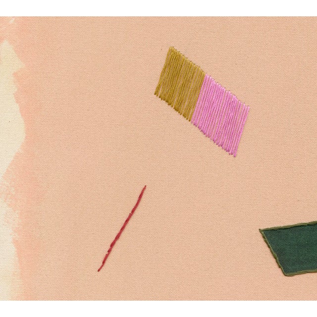 Blush Confetti' Fine Art Print by Emily Keating Snyder Print itself is 30 x 24 in. and framed in a light wood frame with...