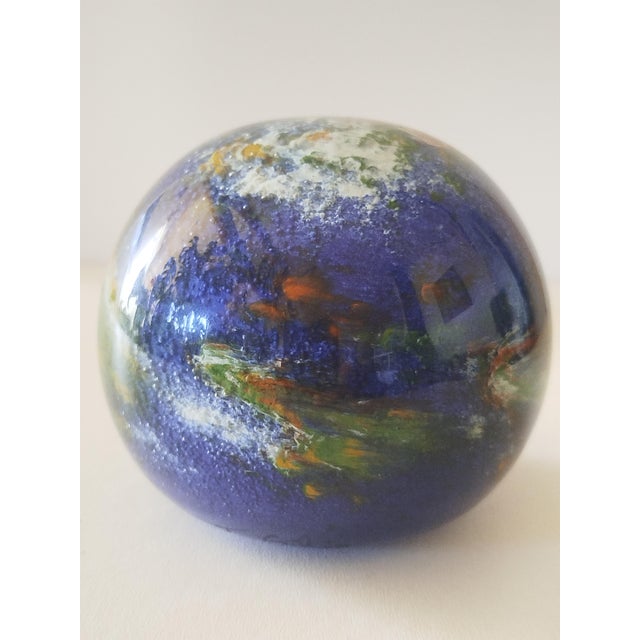 Sculptural Sulphur Planet Earth by Florea Silviu For Sale - Image 4 of 4