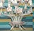 Vintage French Five Candle Chandelier with Pink Flowers by Massive, 1970s For Sale - Image 4 of 11
