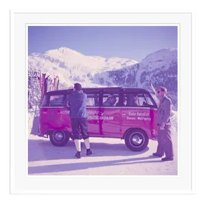 Toni Frissell, Ski Bus, 1951 / 2020s, C Print, Framed