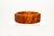 1930s Vintage Art Deco Carved Bakelite Amber Orange Bangle Bracelet, 1930's For Sale - Image 5 of 15