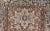 Early 20th Century Antique Persian Heriz Rug With Geometric Medallion Design in Mocha, Blue, & Tan For Sale - Image 5 of 12