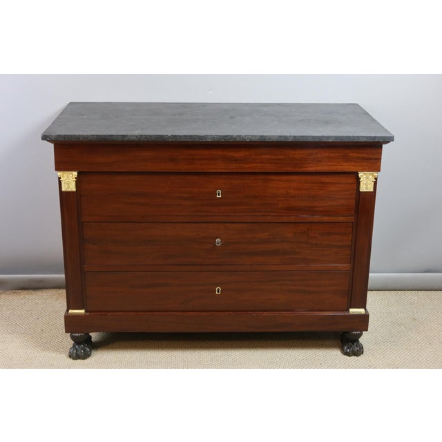 Mahogany Chest of Drawers from Jean Baptiste Gamichon For Sale - Image 5 of 13