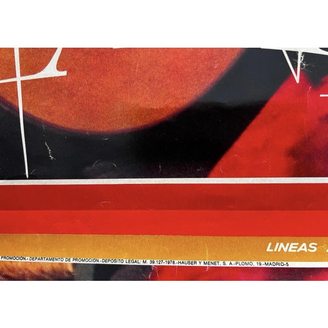 1970s Iberia Posters by Hauser and Menet, 1978, Set of 4 For Sale - Image 5 of 13