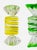 Pop Art Murano Handblown Glass Yellow and Green Candies, Set/3 For Sale - Image 3 of 4