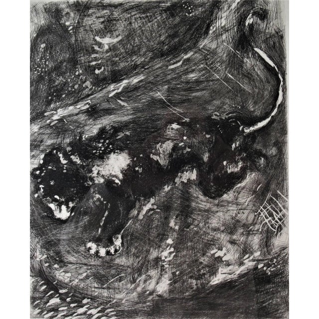 Artist: Marc Chagall (Russian, 1887-1985) Title: The Lion and the Gnat Year: 1927 Medium: Original etching Edition: fom...