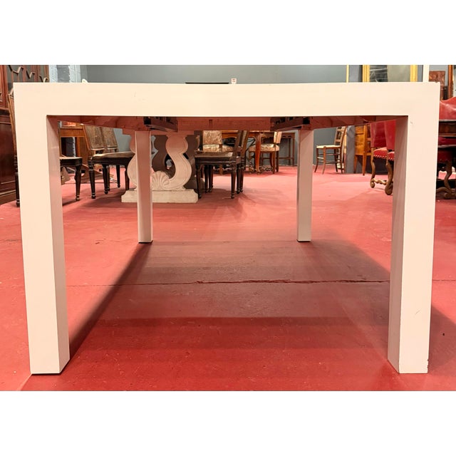 oh baby baby, this slick, contemporary Milo Baughman table is the Bomb! Great for small spaces or put the leaf in for more...