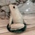 Alabaster Italian Majolica Frog For Sale - Image 8 of 8