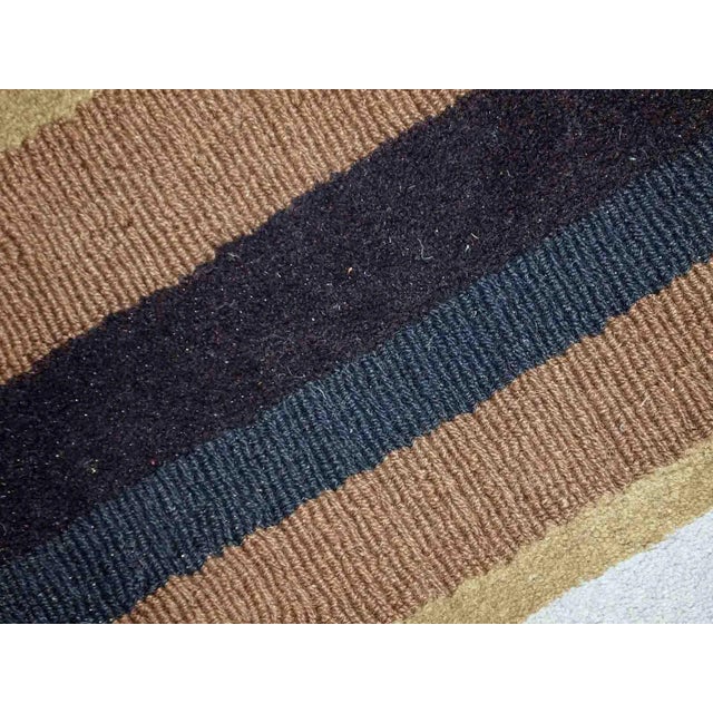 Purple 1980s Handmade Vintage Indian Rug For Sale - Image 8 of 10