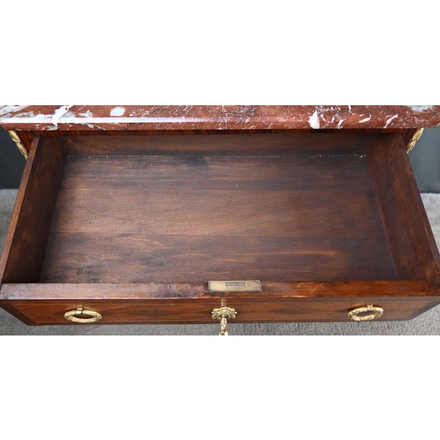 Louis XV Transitional Marquetry Commode, 20th Century For Sale - Image 16 of 18