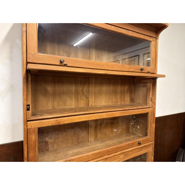 English Bookcase in Teak from Globe Wernicke For Sale - Image 9 of 11