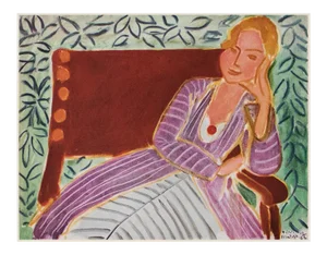 1946 After H. Matisse "Girl in the Persian Dress", First Edition Lithograph/Pablo Picasso Collection