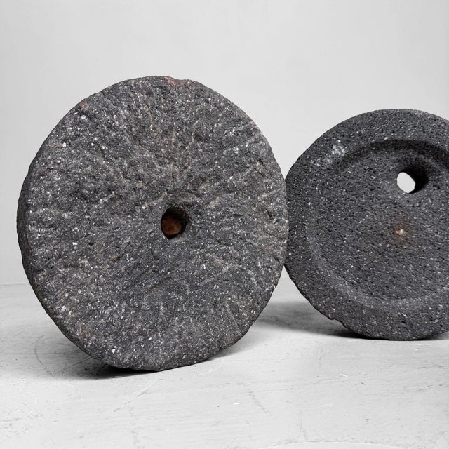 ​Japanese Ishi-Usu Grinding Stones, 1900s-1950s, Set of 2 For Sale - Image 9 of 14